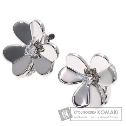 Van Cleef & Arpels Frivole Small Diamond earring K18 White Gold Ladies [Used]