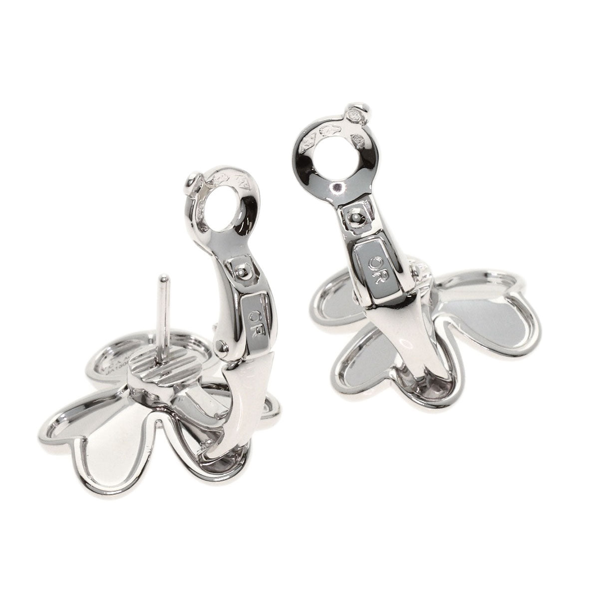 Van Cleef & Arpels Frivole Small Diamond earring K18 White Gold Ladies [Used]