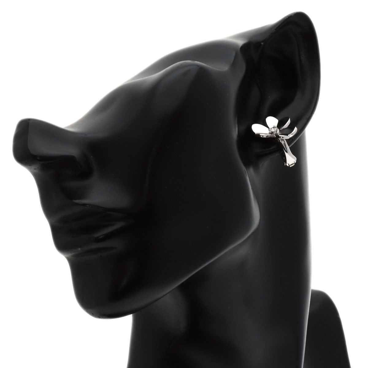 Van Cleef & Arpels Frivole Small Diamond earring K18 White Gold Ladies [Used]