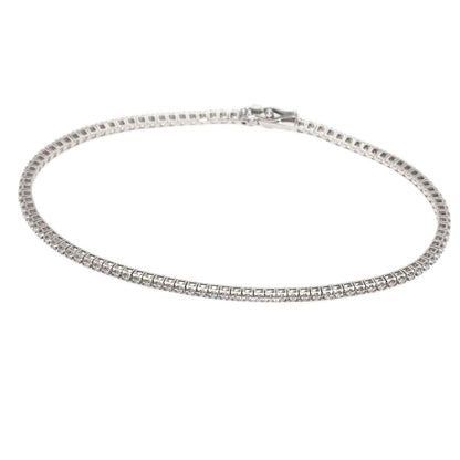 Damiani Luce Diamond Bracelet K18 White Gold Ladies [Used]
