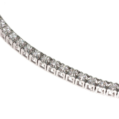 Damiani Luce Diamond Bracelet K18 White Gold Ladies [Used]
