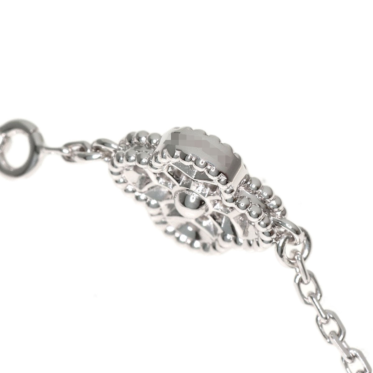 Van Cleef & Arpels Sweet Alhambra Diamond Bracelet K18 White Gold Ladies [Used]