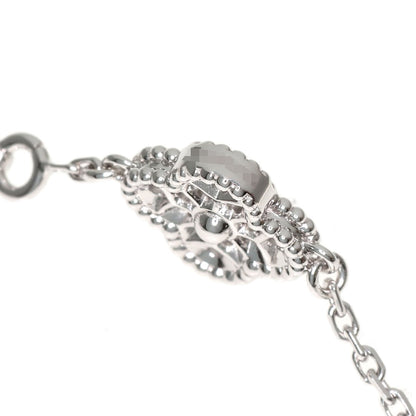 Van Cleef & Arpels Sweet Alhambra Diamond Bracelet K18 White Gold Ladies [Used]