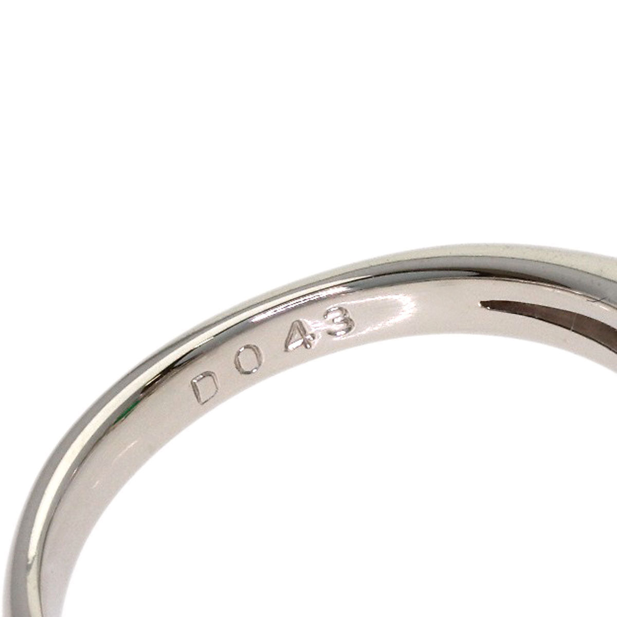 MIKIMOTO Emerald Diamond Ring Platinum PT900 Ladies [Used]