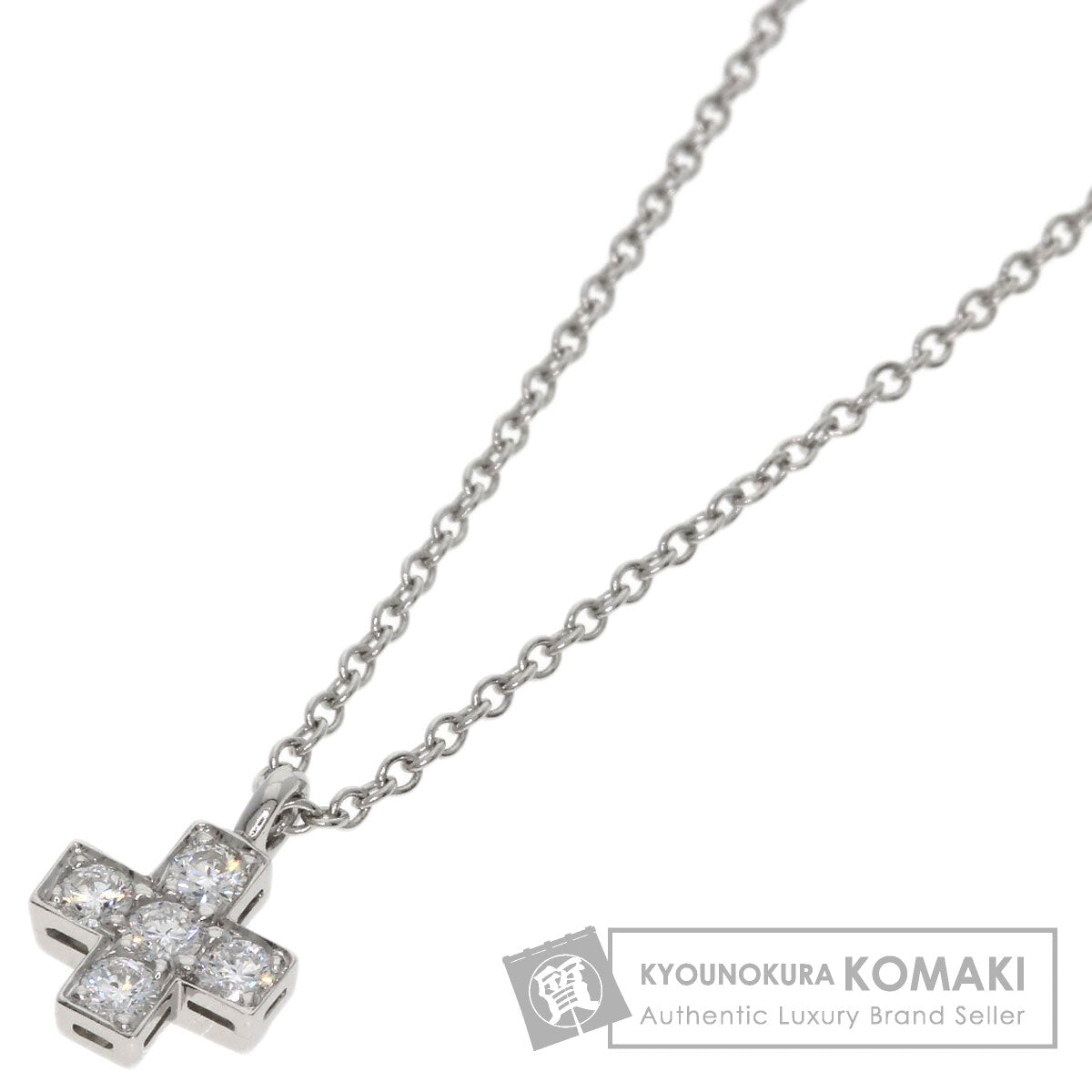 TIFFANY&Co. Crucy Foam Diamond Necklace Platinum PT950 Ladies [Used]