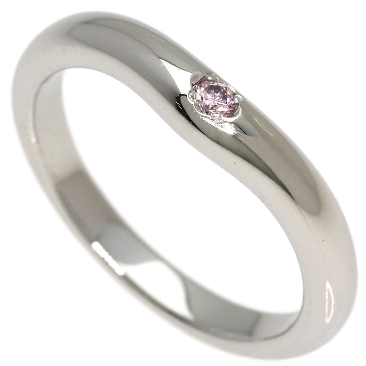 MIKIMOTO Pink Diamond Ring Platinum PT950 Ladies [Used]