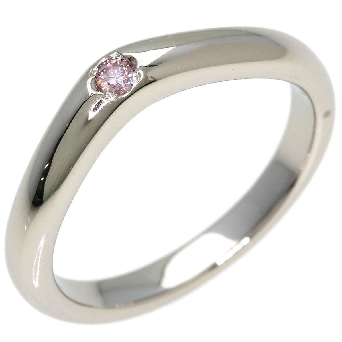 MIKIMOTO Pink Diamond Ring Platinum PT950 Ladies [Used]