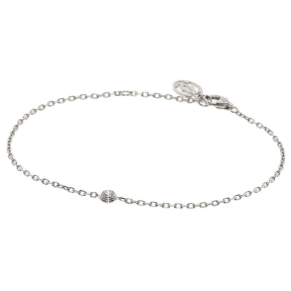 CARTIER Damour Diamant Léger SM Diamond Bracelet K18 White Gold Ladies [Used]
