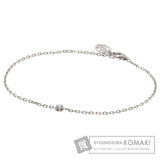 CARTIER Damour Diamant Léger SM Diamond Bracelet K18 White Gold Ladies [Used]