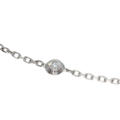 CARTIER Damour Diamant Léger SM Diamond Bracelet K18 White Gold Ladies [Used]