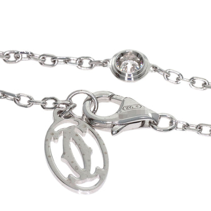 CARTIER Damour Diamant Léger SM Diamond Bracelet K18 White Gold Ladies [Used]