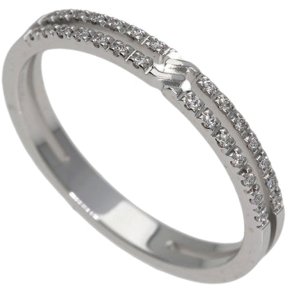 GUCCI Infinity Diamond #9 Ring K18 White Gold Ladies [Used]