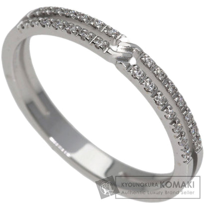 GUCCI Infinity Diamond #9 Ring K18 White Gold Ladies [Used]