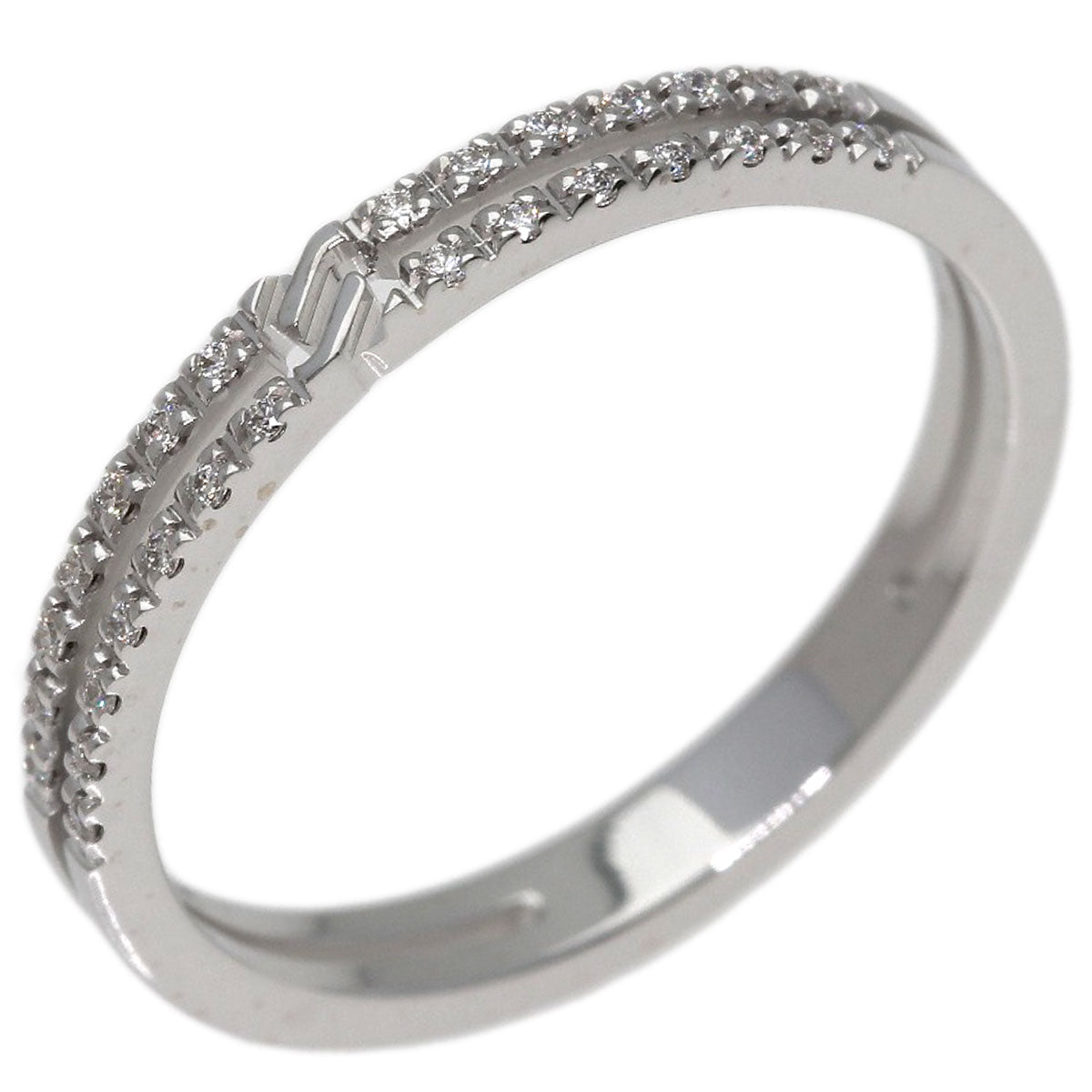GUCCI Infinity Diamond #9 Ring K18 White Gold Ladies [Used]
