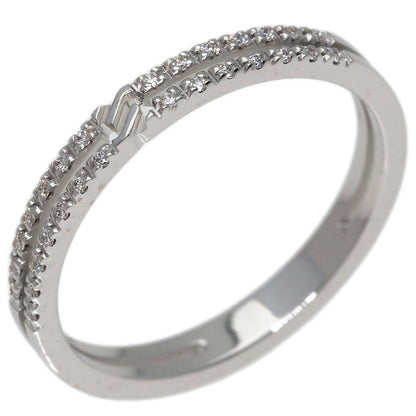 GUCCI Infinity Diamond #9 Ring K18 White Gold Ladies [Used]
