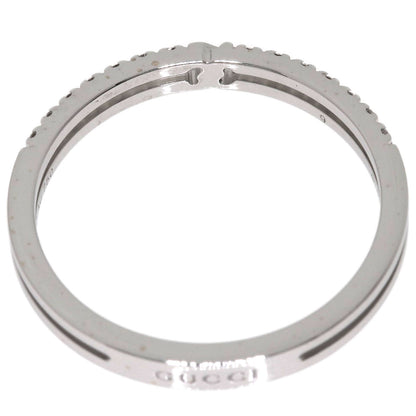 GUCCI Infinity Diamond #9 Ring K18 White Gold Ladies [Used]