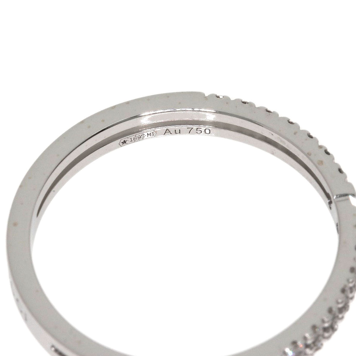 GUCCI Infinity Diamond #9 Ring K18 White Gold Ladies [Used]