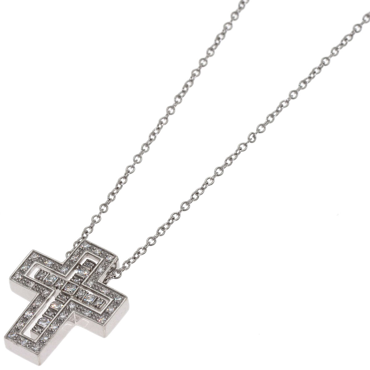 Damiani Belle Epoque Diamond XS Necklace K18 White Gold Ladies [Used]