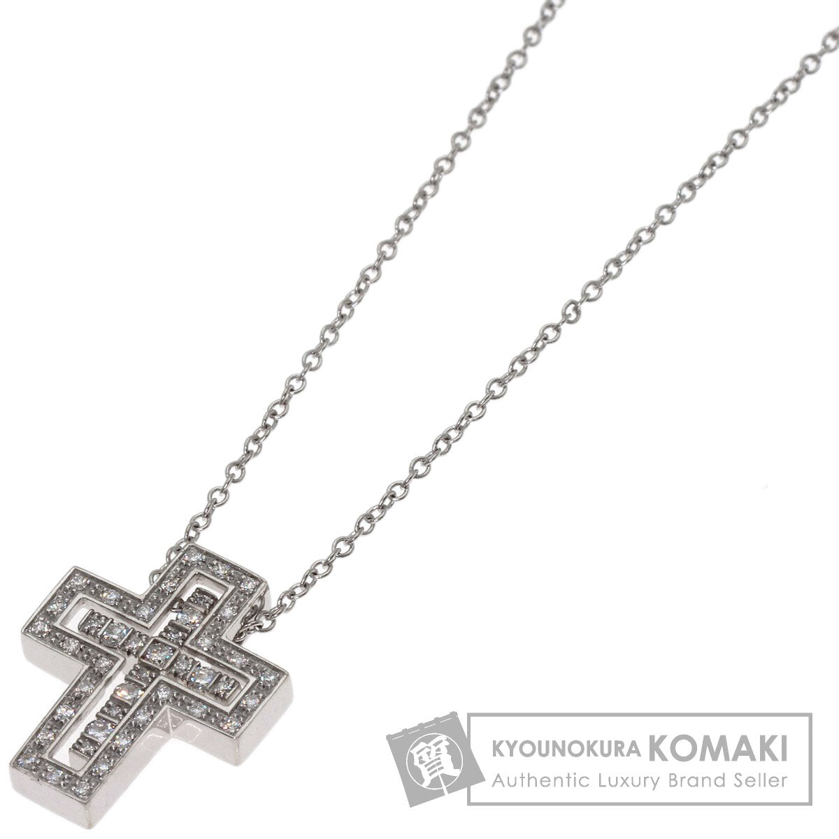 Damiani Belle Epoque Diamond XS Necklace K18 White Gold Ladies [Used]