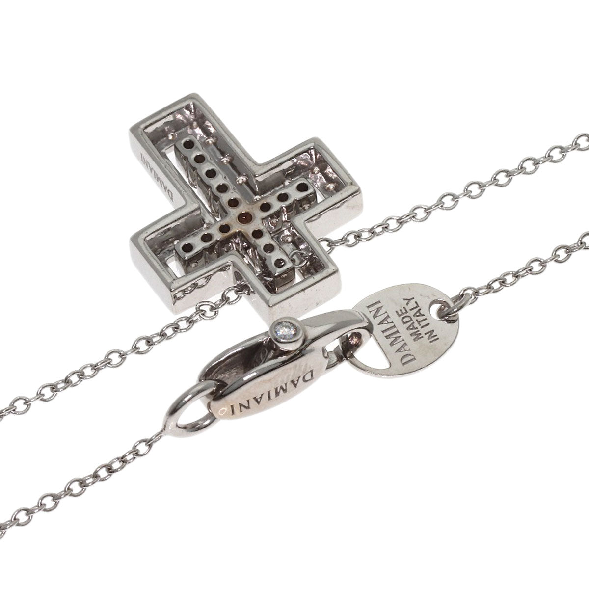 Damiani Belle Epoque Diamond XS Necklace K18 White Gold Ladies [Used]