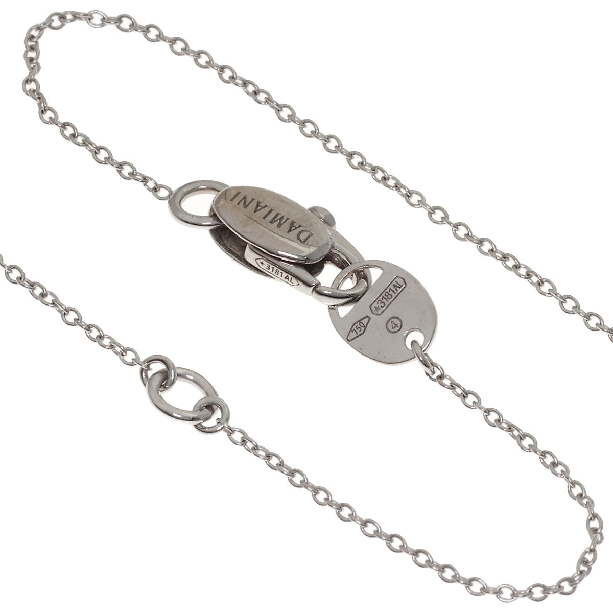 Damiani Belle Epoque Diamond XS Necklace K18 White Gold Ladies [Used]