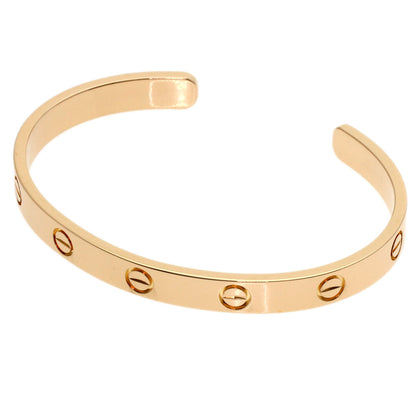 CARTIER Open LOVE Bracelets #17 Bracelet K18 Pink Gold Ladies [Used]