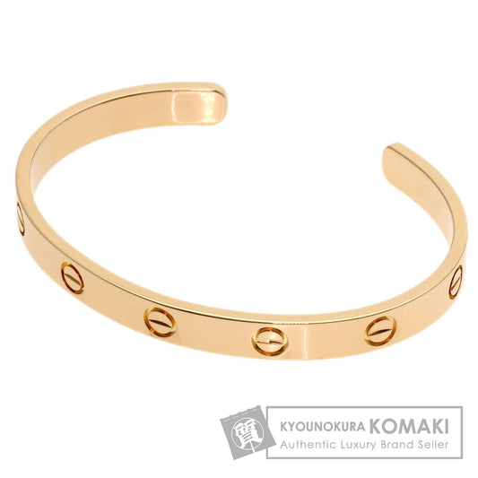 CARTIER Open LOVE Bracelets #17 Bracelet K18 Pink Gold Ladies [Used]