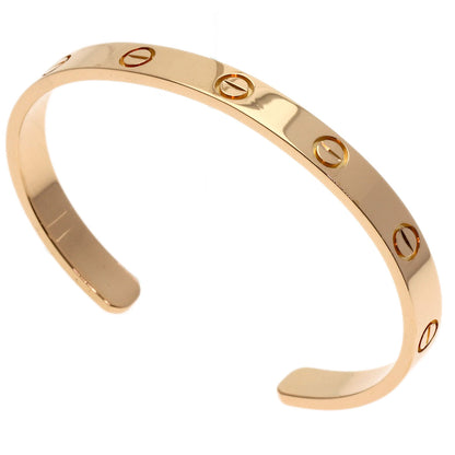 CARTIER Open LOVE Bracelets #17 Bracelet K18 Pink Gold Ladies [Used]