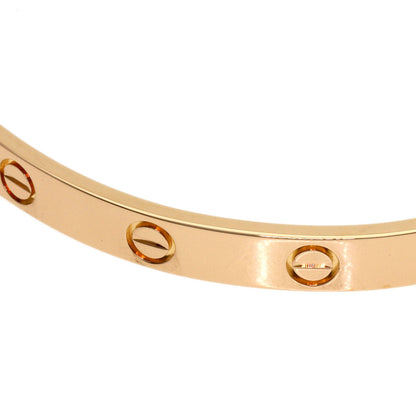 CARTIER Open LOVE Bracelets #17 Bracelet K18 Pink Gold Ladies [Used]