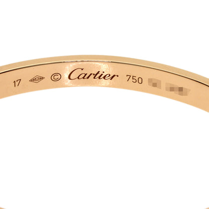 CARTIER Open LOVE Bracelets #17 Bracelet K18 Pink Gold Ladies [Used]