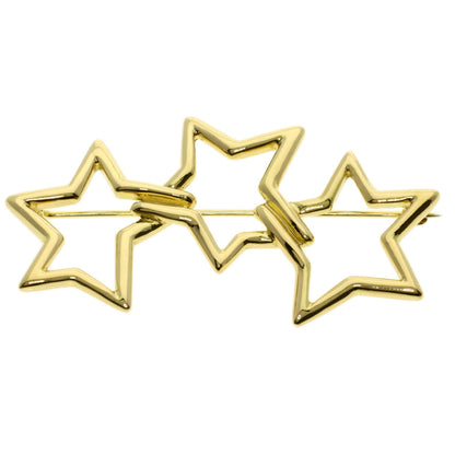 TIFFANY&Co. Triple star Brooch K18 Yellow Gold Ladies [Used]