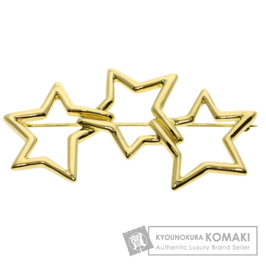 TIFFANY&Co. Triple star Brooch K18 Yellow Gold Ladies [Used]