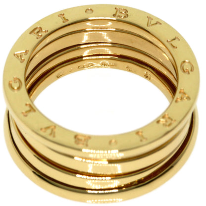 BVLGARI B.zero1 2 Band #51 Ring K18 Yellow Gold Ladies [Used]