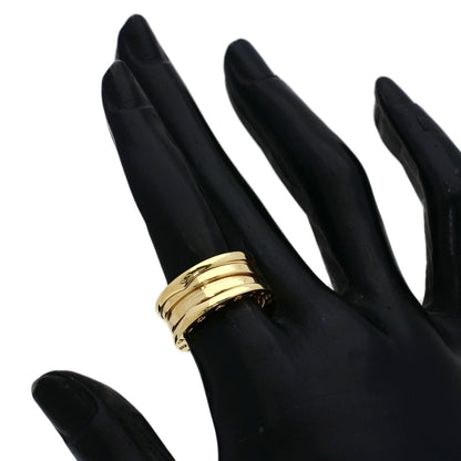 BVLGARI B.zero1 2 Band #51 Ring K18 Yellow Gold Ladies [Used]