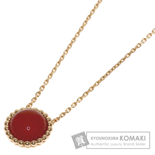 Van Cleef & Arpels Perle Couleurs Carnelian Necklace K18 Pink Gold Ladies [Used]