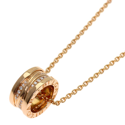 BVLGARI B.zero1 Legend Diamond Necklace K18 Pink Gold Ladies [Used]