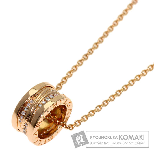 BVLGARI B.zero1 Legend Diamond Necklace K18 Pink Gold Ladies [Used]
