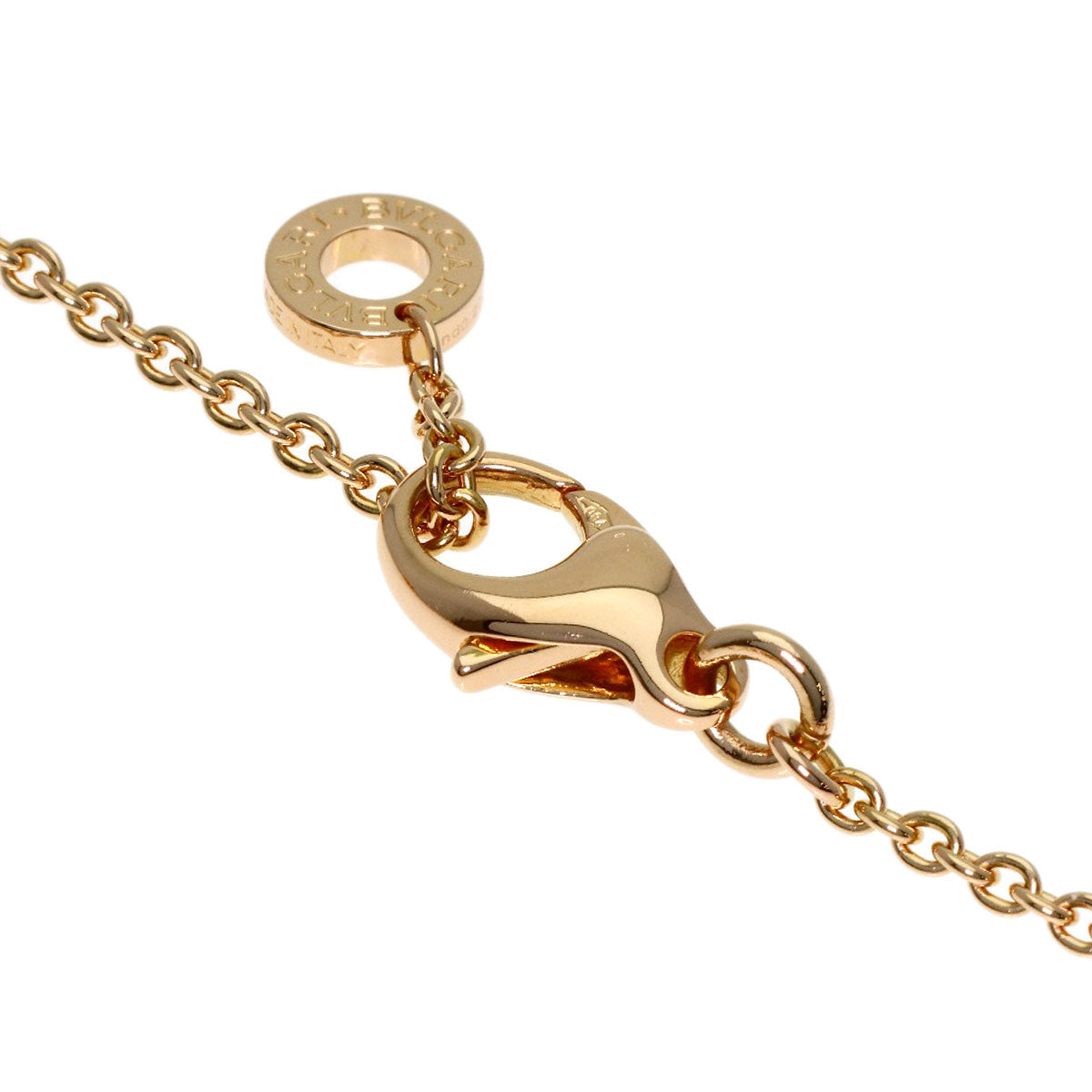 BVLGARI B.zero1 Legend Diamond Necklace K18 Pink Gold Ladies [Used]