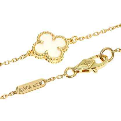 Van Cleef & Arpels Sweet Alhambra Shell Bracelet K18 Yellow Gold Ladies [Used]
