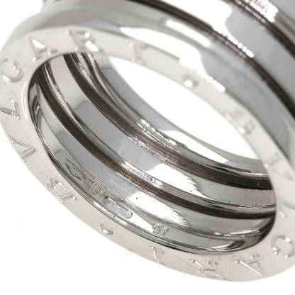 BVLGARI B.zero1 2 Band #51 Ring K18 White Gold Ladies [Used]