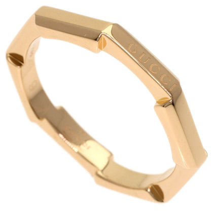 GUCCI Link to Love #9 Ring K18 Pink Gold Ladies [Used]