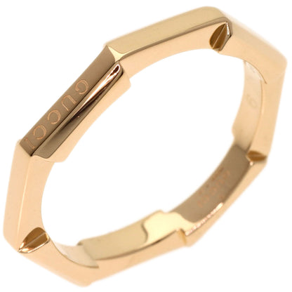 GUCCI Link to Love #9 Ring K18 Pink Gold Ladies [Used]