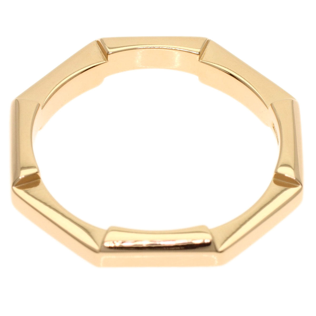 GUCCI Link to Love #9 Ring K18 Pink Gold Ladies [Used]