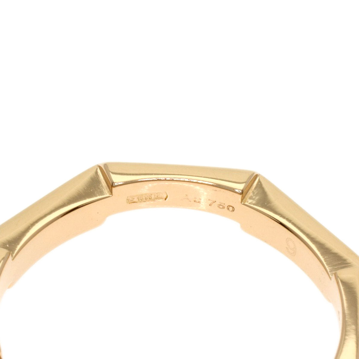 GUCCI Link to Love #9 Ring K18 Pink Gold Ladies [Used]