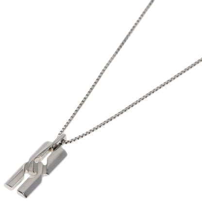 GUCCI Infinity Necklace K18 White Gold Ladies [Used]