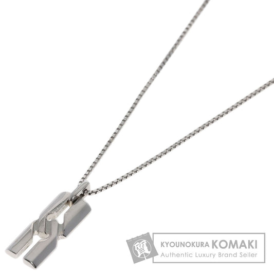 GUCCI Infinity Necklace K18 White Gold Ladies [Used]