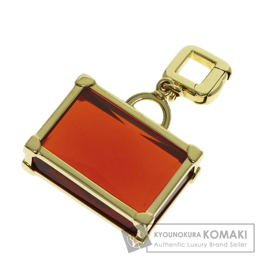LOUIS VUITTON Trunk motif charm Pendant top K18 Yellow Gold Ladies [Used]
