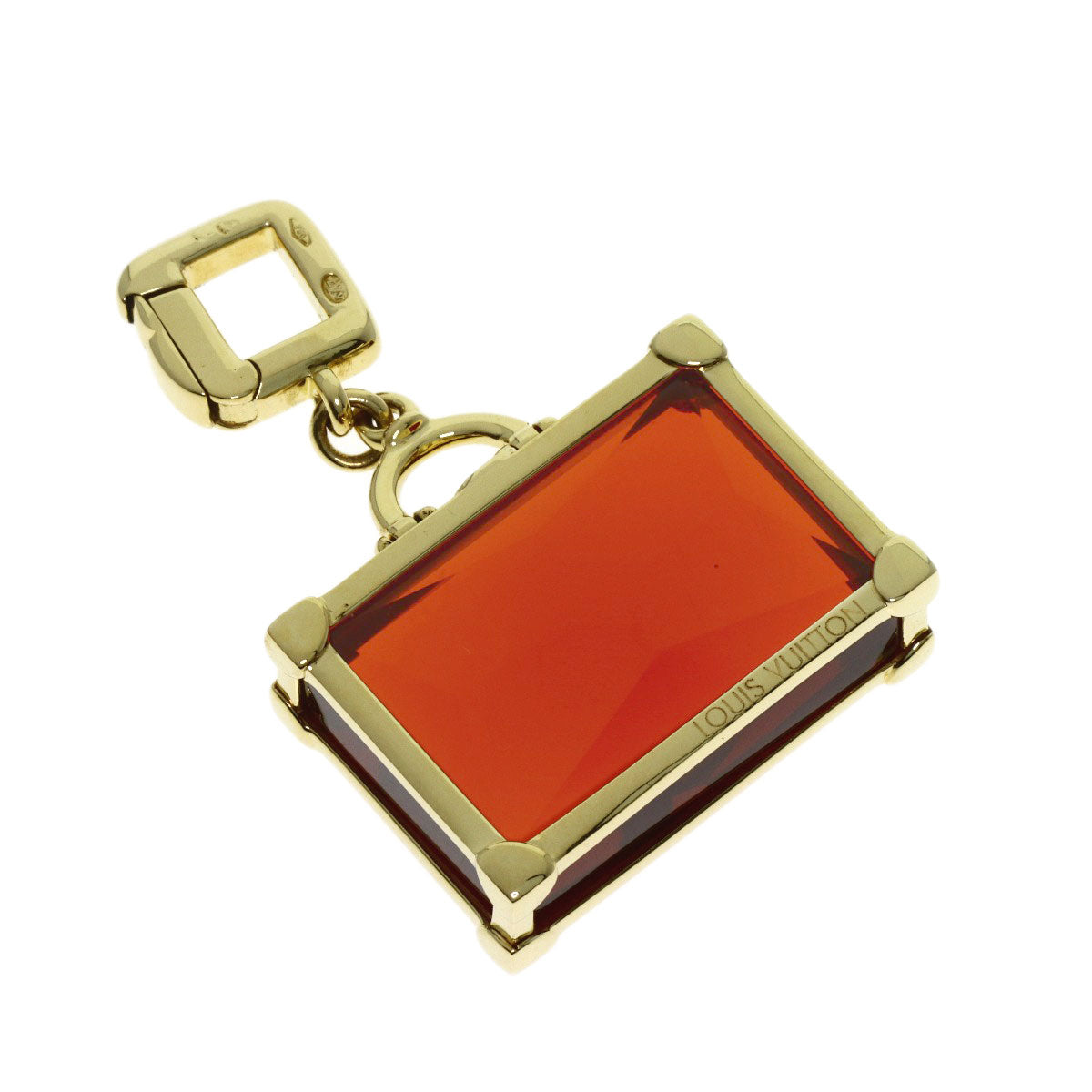 LOUIS VUITTON Trunk motif charm Pendant top K18 Yellow Gold Ladies [Used]