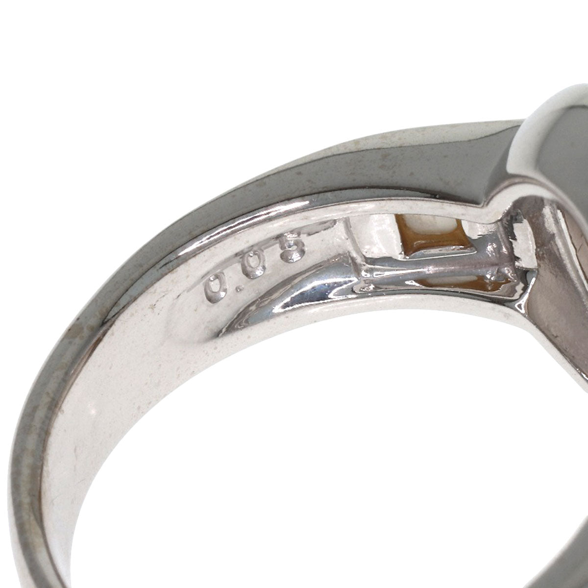 TASAKI Mabe Pearl Pearl Diamond Ring K18 White Gold Ladies [Used]