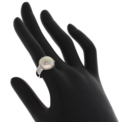TASAKI Mabe Pearl Pearl Diamond Ring K18 White Gold Ladies [Used]